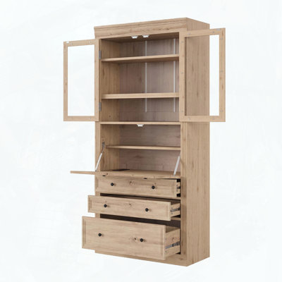 Armoire multifonctionnelle autoportante avec rangement pour garde-manger