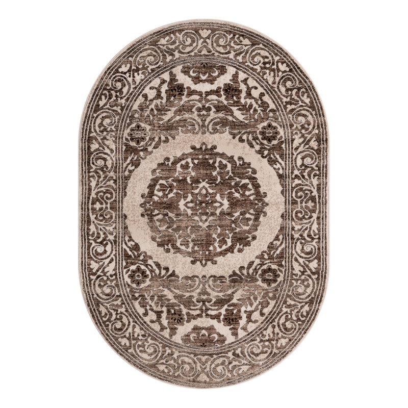 Almarosa Indoor Rug, Oval 5'3" x 8'