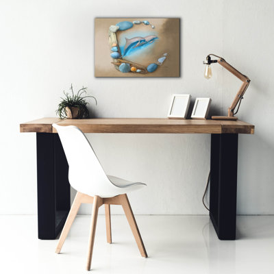 'Crescent Sea Angels' by Art and a Little Magic Canvas Wall Art