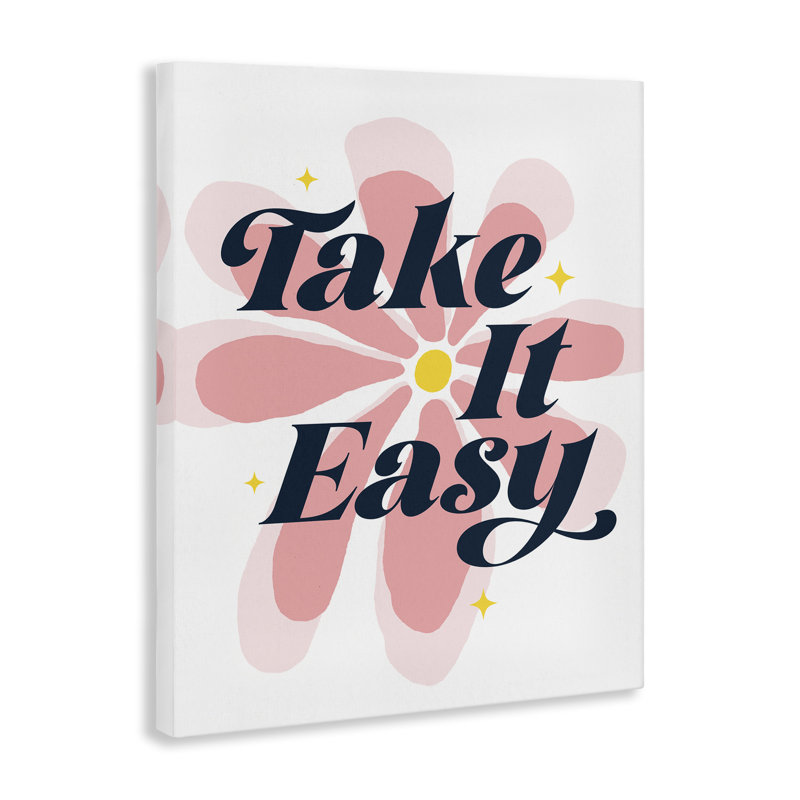  "Groovy Take It Easy", art mural sur toile par Ahmad Idiss Hussein, H 30 po x l 24 po