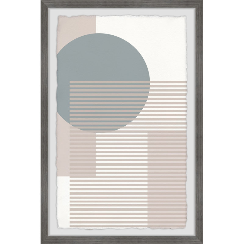 See Through Blinds - Single Picture Frame Painting, 91cm H x 61cm W x 3.81cm D