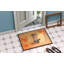 Tapis de porte d’extérieur anti-dérapant à amorçage aquarelle Deveraux-38444771