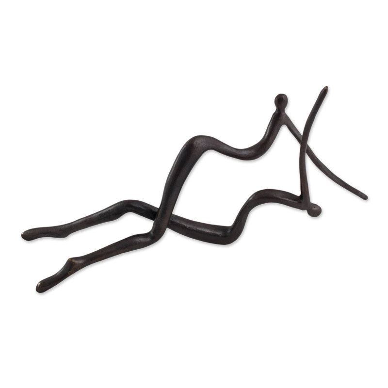 Figurine en bronze ondulations Dishon