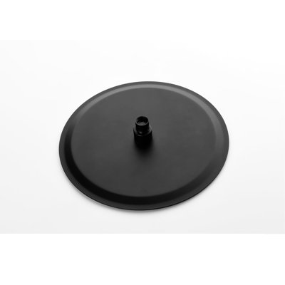 Douche noire mate avec garniture de valve en laiton et options en jets