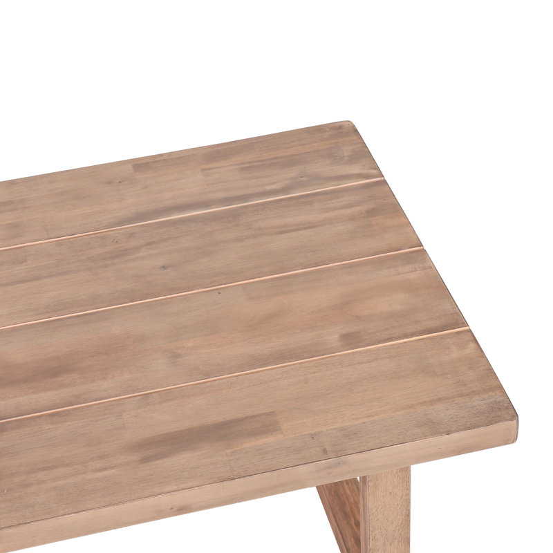 Ensemble de conversation en bois massif pour 4 personnes avec coussins Marengo