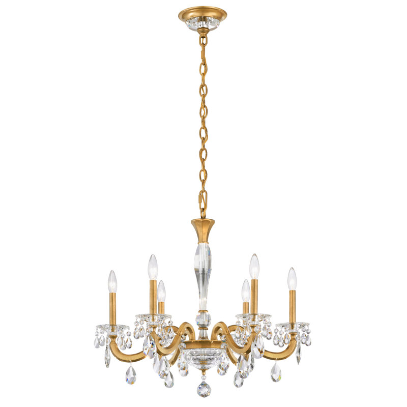 San Marco 6 - Light Chandelier, Heirloom Bronze