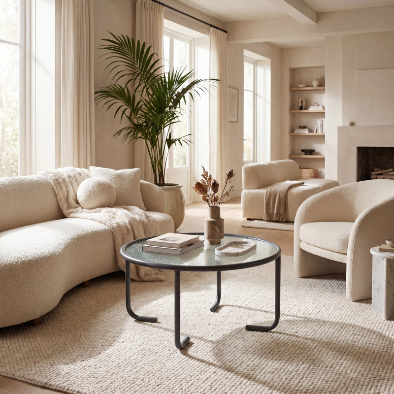 Table basse Zuzana, Gris
