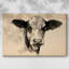 «Charcoal Cow II», toile tendue avec châssis-1235000638