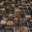 1 in. x 1 in. Grid Polished Stone Tile