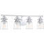 Amiliana Dimmable Polished Chrome Vanity Light