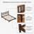 Solid Wood Retro Platform Bed with Gourd Spindle Headboard and Slat Support, No Box Spring Required, Multiple Sizes and Finishes-1325946434-1325946432