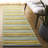 Iosif Hand Tufted Wool Striped Rug-2032680203