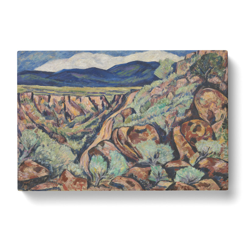 Landscape, New Mexico by Marsden Hartley - Wrapped Canvas, 50cm H x 76cm W x 3cm D