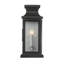 Lanterne murale d'extérieur 1 lumière Savoy House Brooke en noir mat-400897133