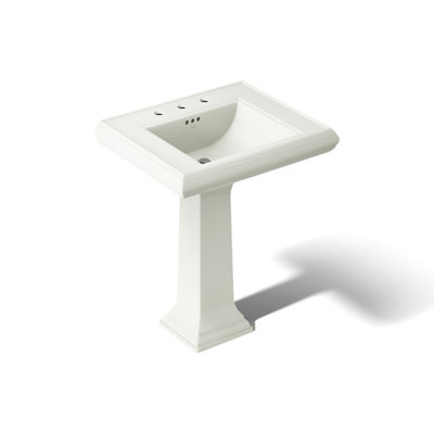 Memoirs Classic 27-1/4" rectangular pedestal bathroom sink