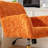 Artificial Rabbit Hair Home Office Chair With Golden Metal Base,adjustable Desk-90166372