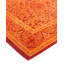 Tapis de couloir unique en laine orange / rouge 2 pi 9 po x 13 pi 4 po Mogul