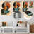 Cream Green Minimalism Quiet Depths - Abstract Minimalism Metal Art-26036485