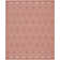 Foundry Select Versatile Diamond Coral/Orange Indoor/Outdoor Area Rug