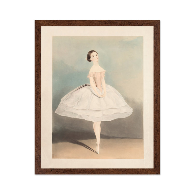 G.A. Turner - Miss Clara Webster, Poster, White Framed, 08"H x 10"W