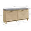 8 Pair Shoe Storage Bench