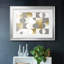Modern Gold Reflections-FramedFramed Print W Beveled Matt and Glass-928610041-928610038