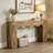 63-Inch Long Sofa Table, Farmhouse Wood Console Entryway Table-1813103690