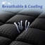 Surmatelas en damier Crotty 350g-970533945-941349225