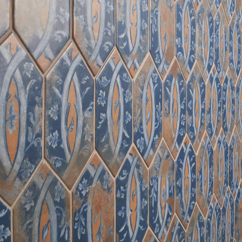 Morocco 3.93 In. X 7.87 In. Picket Matte Porcelain Floor And Wall Tile (3.53 Sq. Ft. / Case), Spanish / Moroccan