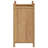 Bayou Breeze Planter 15.7"X15.7"X31.5" Bamboo-1572993376