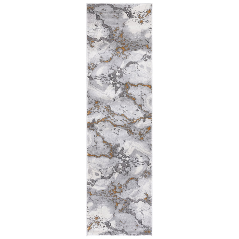 Hadlock Abstract Indoor Rug, Runner 2'3" x 10'