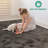 Step Collection High-Low Brown Indoor Area Rug, 2'X3', Modern, Contemporary, Geometric, Bohemian, Bedroom, Kitchen, Living Room, Doormat, Non Shedding Carpet-871624848