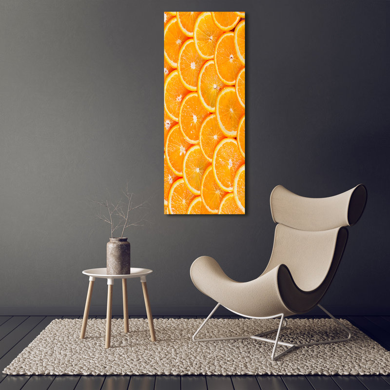 Orange Slices - Wrapped Canvas Print