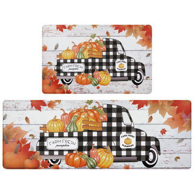 No Pattern And Not Solid Color Synthetic Water Resistant Anti-Fatigue Non-Skid Kitchen Mat