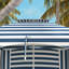 Parasol de plage portatif 5,8 pi x 5,8 pi Outsunny-302931547