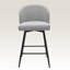 360°Swivel Barstool Counter Height Barstools with Back-1877937548