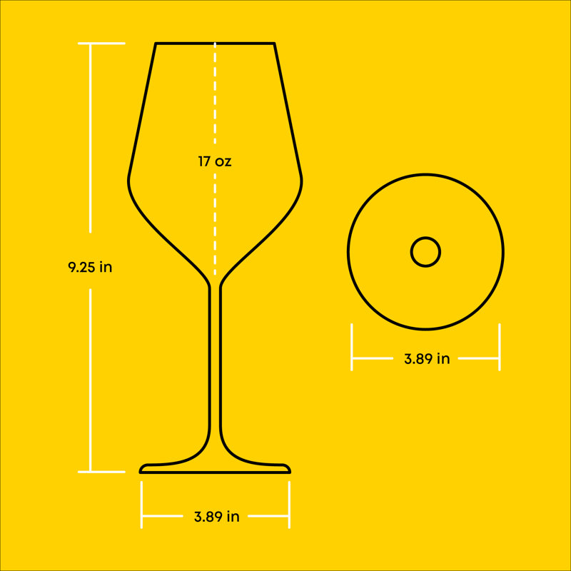 Verres à vin JoyJolt Layla