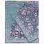 Tapis décoratif bleu marine en laine de conception unique 8 pi x 10 pi 2 po noué à la main New Age