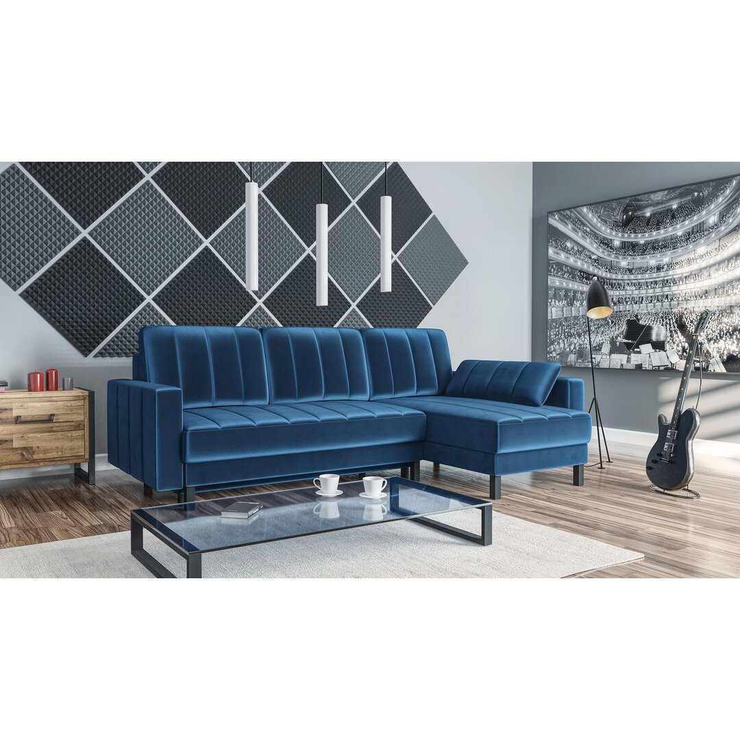 Ecksofa Larrick mit Bettfunktion