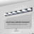 LED Modern Black 6-Light Vanity Lights Fixtures