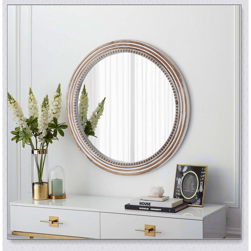 Miroir mural Rustic, Naturel antique, Bois manufacturé