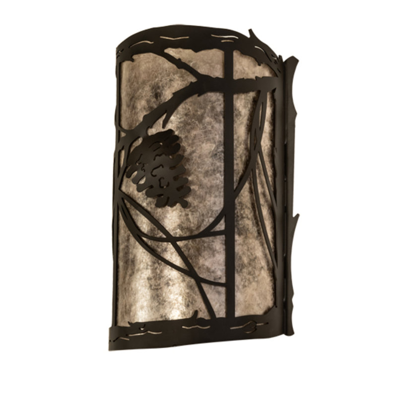 Jaems Steel Flush Mounted Sconce