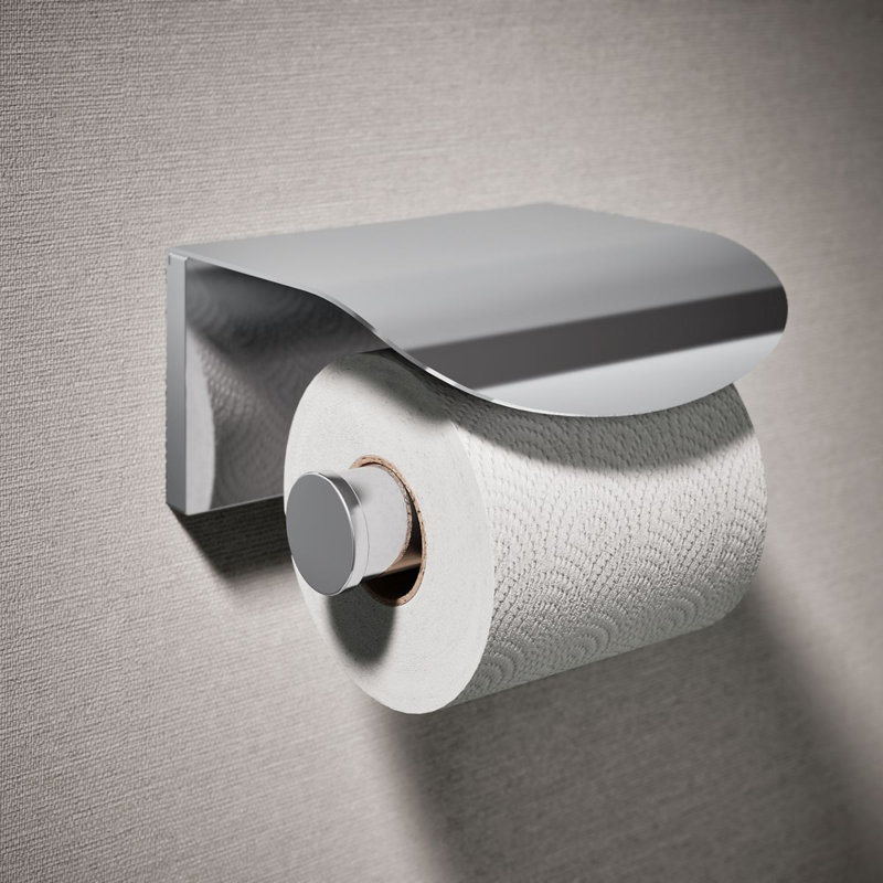 Avid Wall Mount Toilet Paper Holder, Polished Chrome