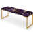 Glamorous Gold And Purple Damask Pattern sélectionné