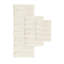 Tapis de bain l 21 po x L 34 po, 100% rayé, teint, antidérapant, facile à laver, salle de bain 21 x 34 po, dossier antidérapant Macro-Spun-268802893-268802884