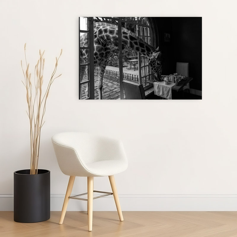 Girafe, impression d'art mural, 24" H x 36" W
