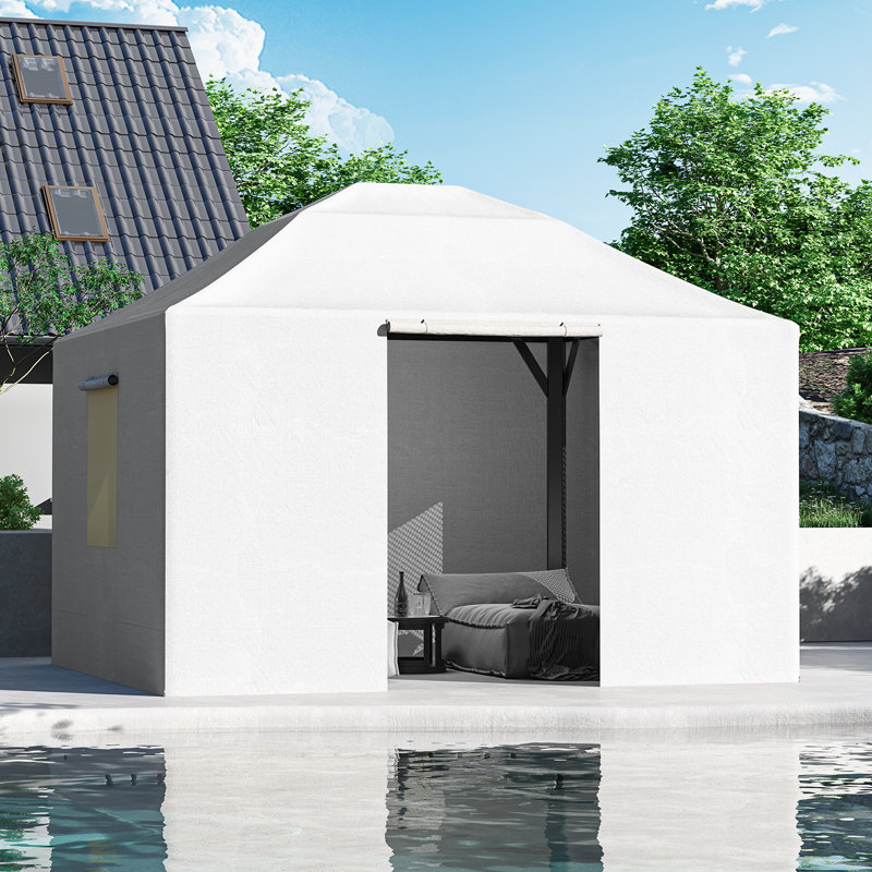 Gazebo Cover 12 X 10 Ft Hardtop Gazebos, 110" H x 144" W x 120" D
