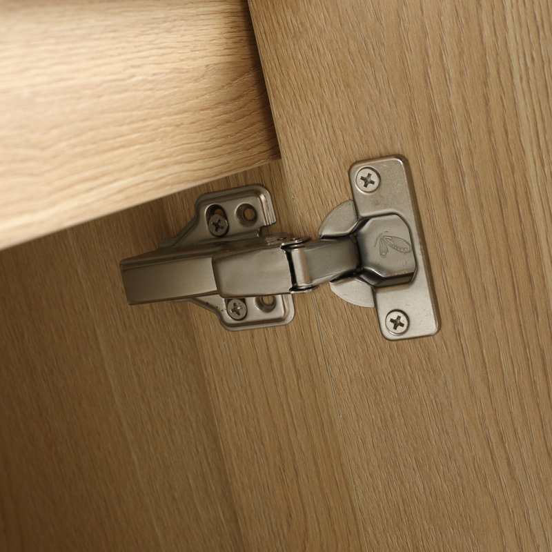 Armoire de salle de bain 30 po, contreplaqué de chêne autoportant avec 2 portes pour une armoire de rangement soignée et organisée