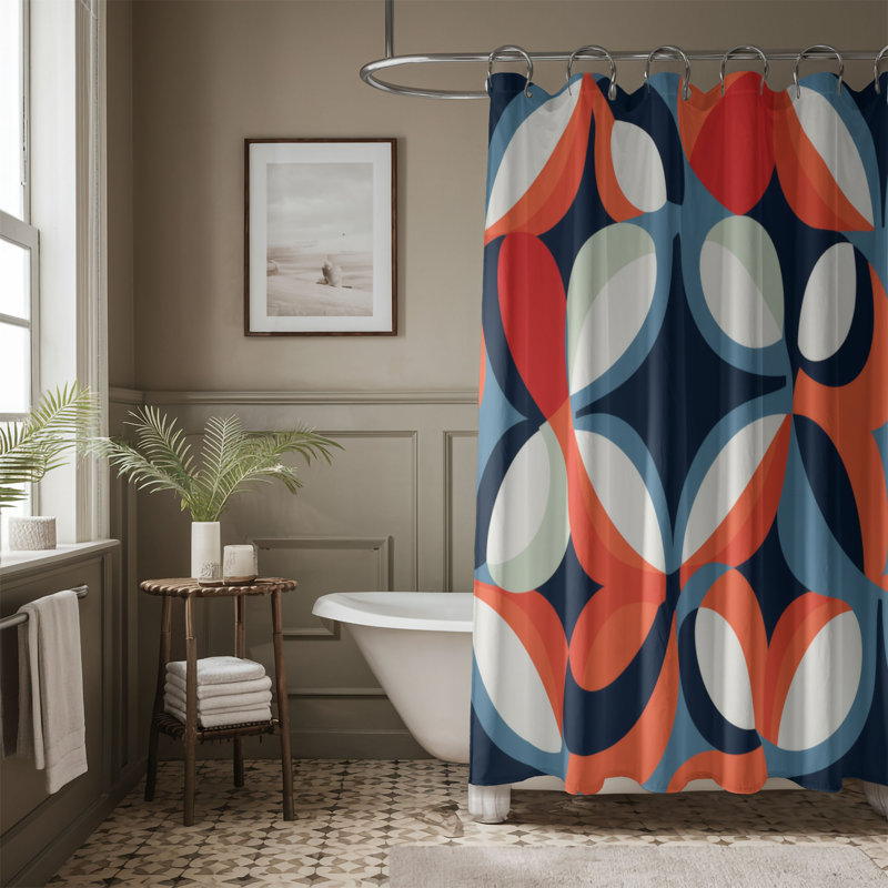 Rideau de douche Breeahna, H 74 po x l 71 po