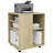 vidaXL Rolling Cabinet Drawer Unit Office Storage Organizer Engineered Wood-617957980